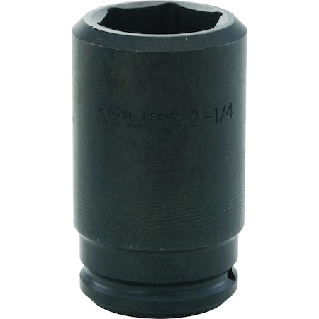 Proto 1-1/2 in Drive Impact Socket Deep Socket, Black Oxide PO15064L